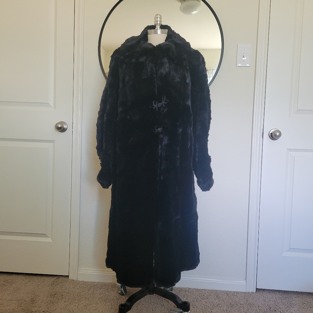 Long Real Fur Coat